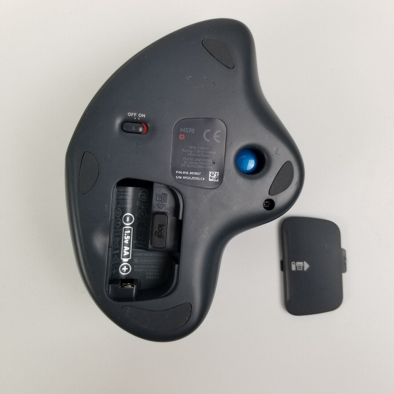 Logitech M570 USB Wireless Trackball Mouse | Grade B - ShopComprenew