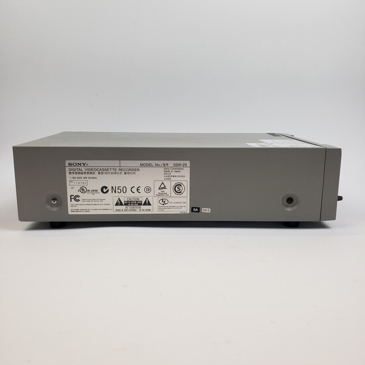 Sony DSR-25 DV & MiniDV Player/Recorder | Grade C | 11913 - ShopComprenew