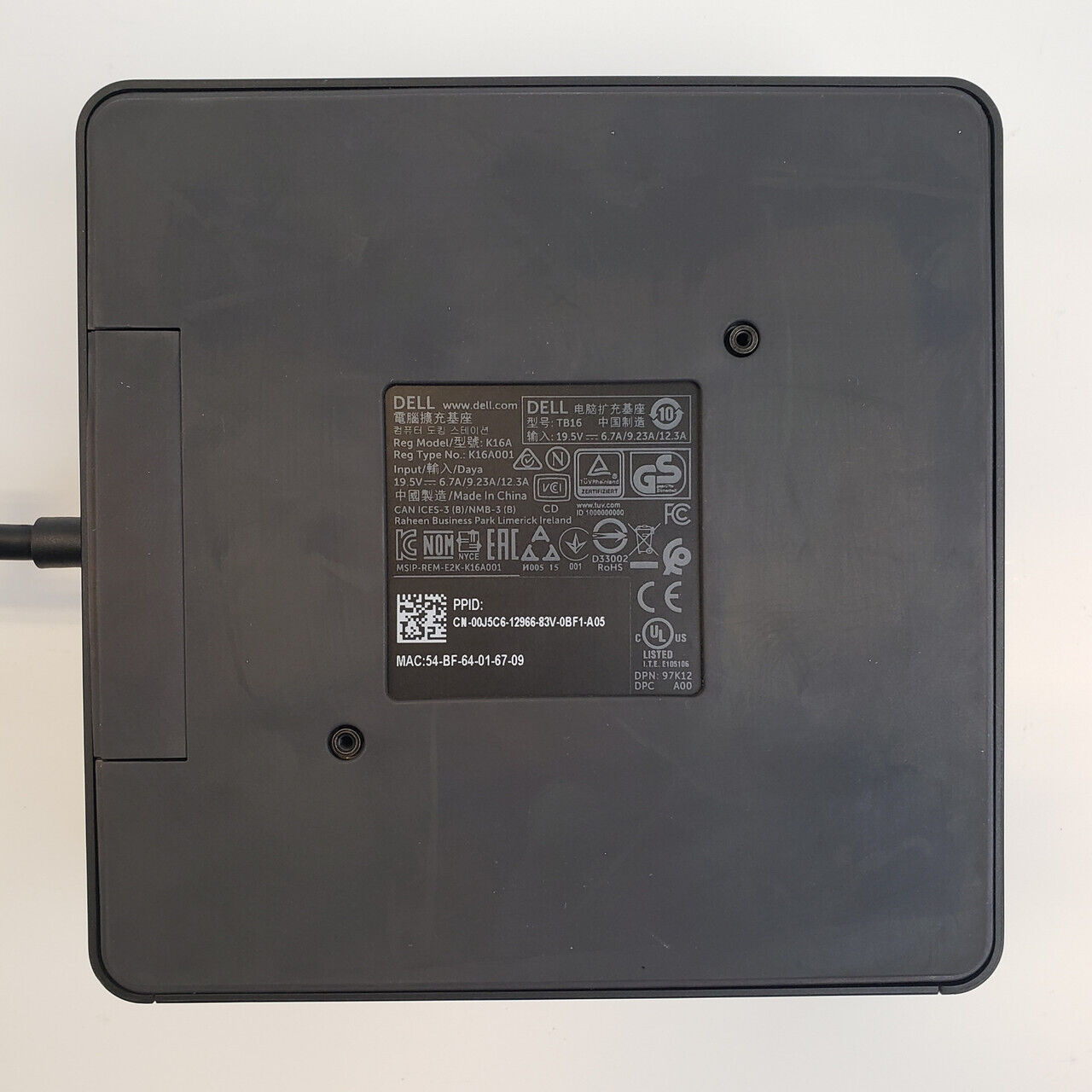 Dell TB16 USB-C Docking Station | Grade A