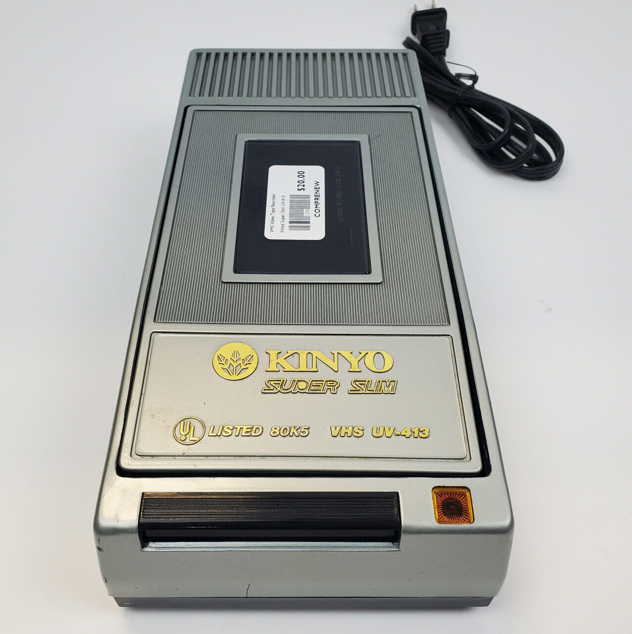 Kinyo UV-413 Super Slim VHS Tape Video Rewinder | Grade B