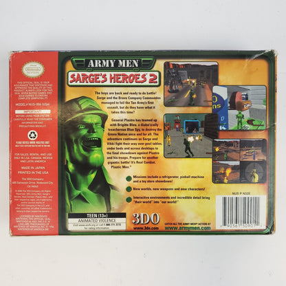 Nintendo 64 Game - Army Men: Sarge's Heroes 2 | Grade A