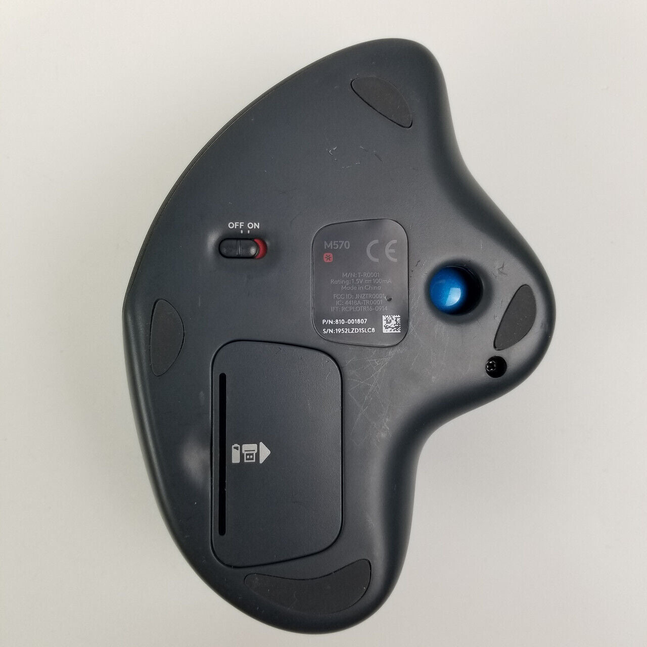 Logitech M570 USB Wireless Trackball Mouse | Grade B - ShopComprenew