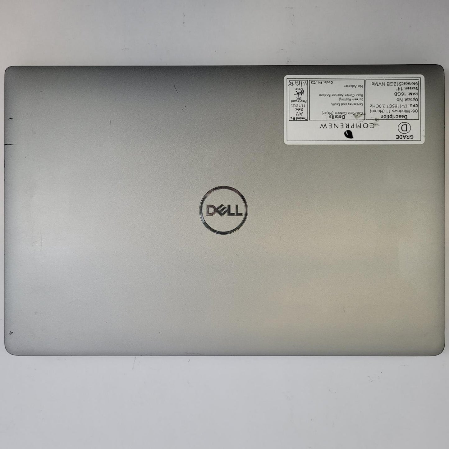 DELL LATITUDE 5420 Windows 11 Home i7-1185G7 16GB RAM 512GB NVME | Grade D