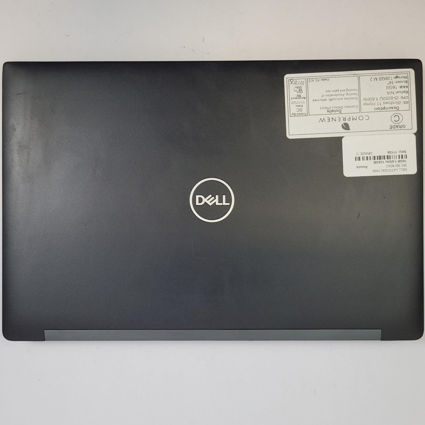 DELL LATITUDE 7490 Win 11 i5-8250U 16GB RAM 128GB M.2 | Grade C | 11136