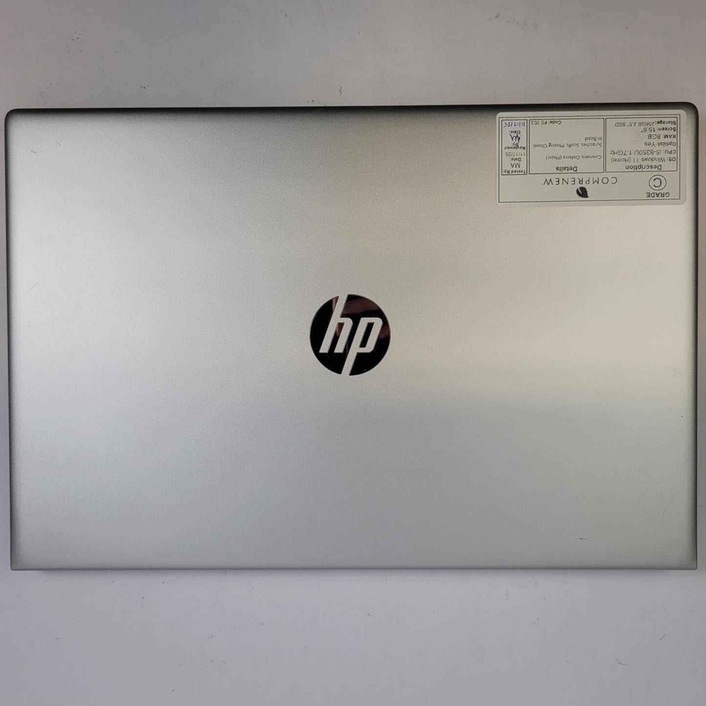 HP PROBOOK 650 G4 Windows 11 Home I5-8350U 8GB RAM 256GB 2.5" SSD | Grade C