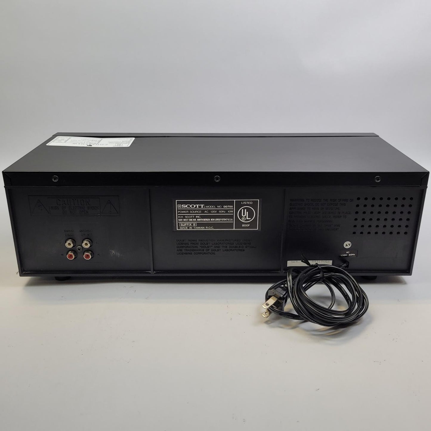 SCOTT DD700 Dual Cassette Deck | Grade B