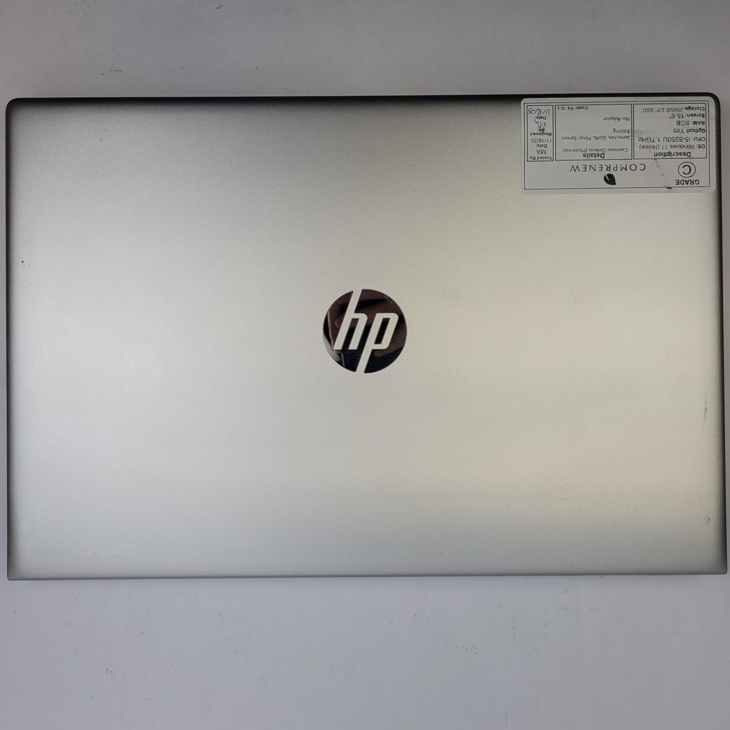 HP PROBOOK 650 G4 Win 11 I5-8350U 8GB RAM 256GB 2.5" SSD | Grade C | 11158