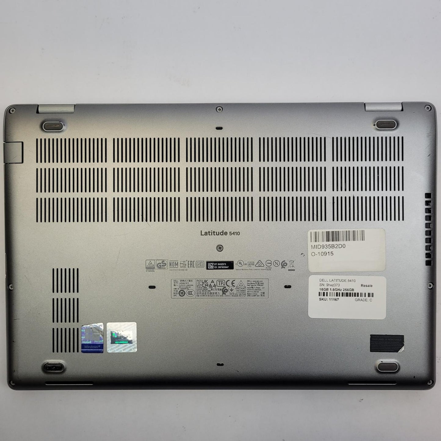 DELL LATITUDE 5410 Windows 11 Home I5-10210U 16GB RAM 256GB NVME | Grade C