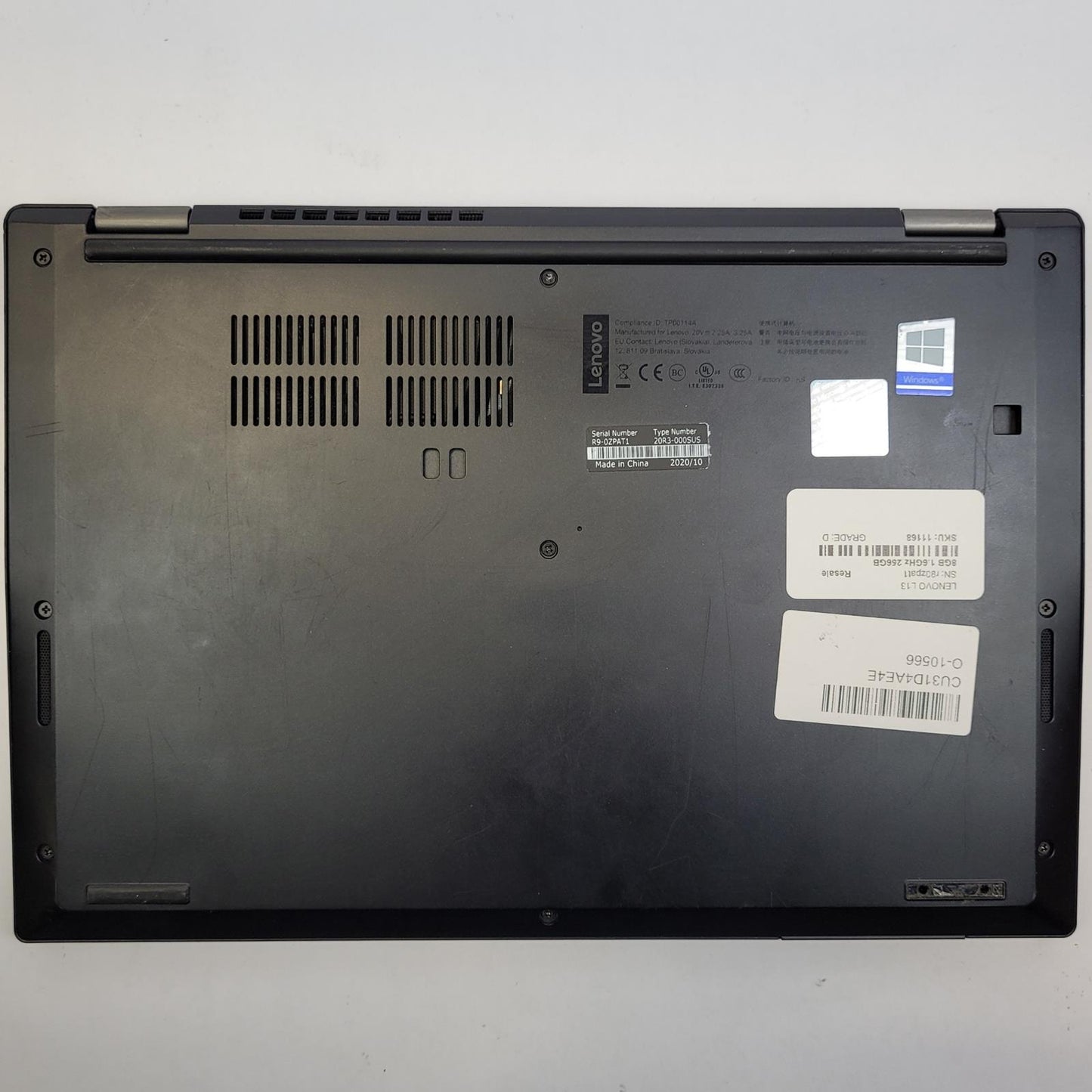 LENOVO L13 Windows 11 Home I5-10210U 8GB RAM 256GB NVME | Grade D