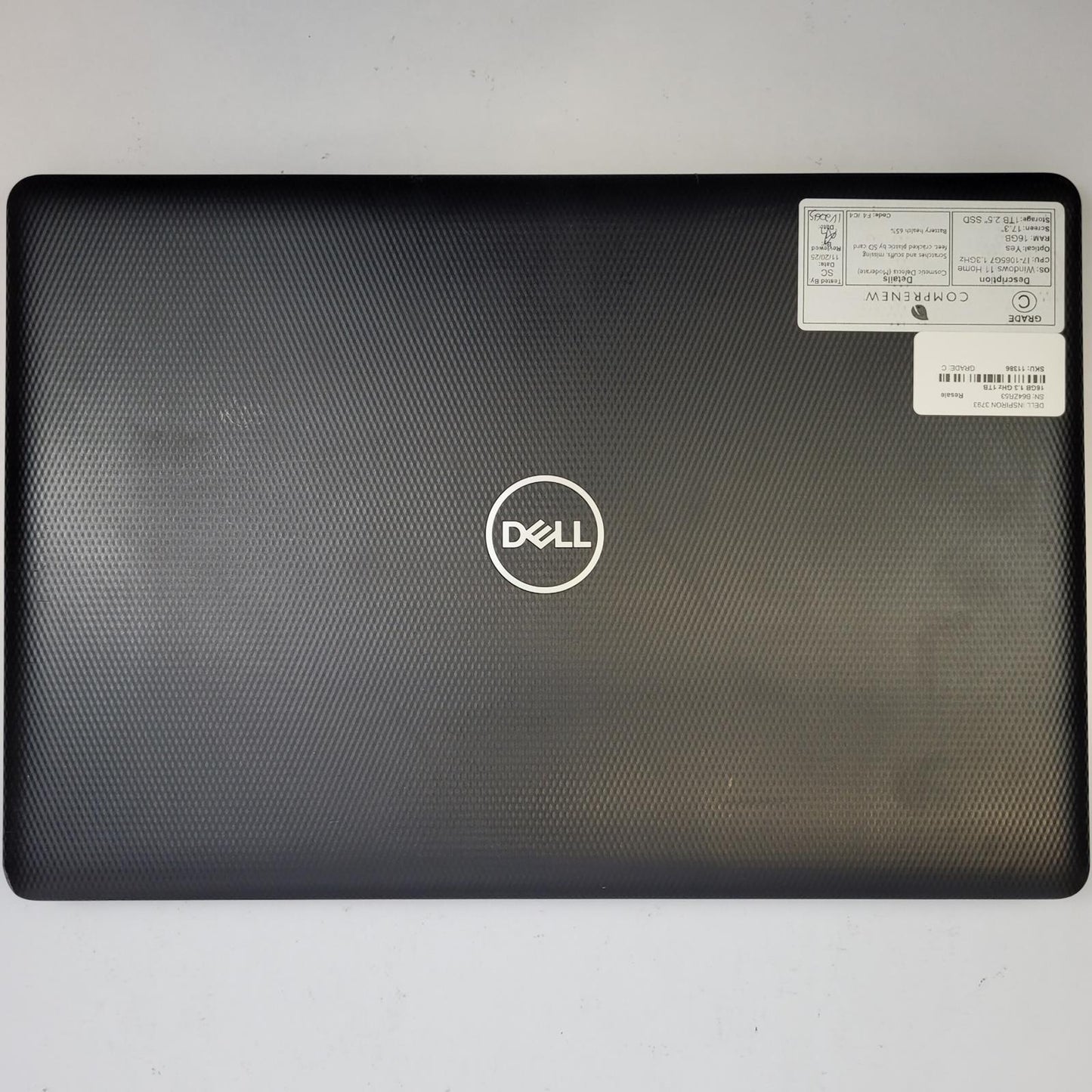 DELL INSPIRON 3793 Windows 11 Home I7-1065G7 16GB RAM 1TB 2.5" SSD | Grade C