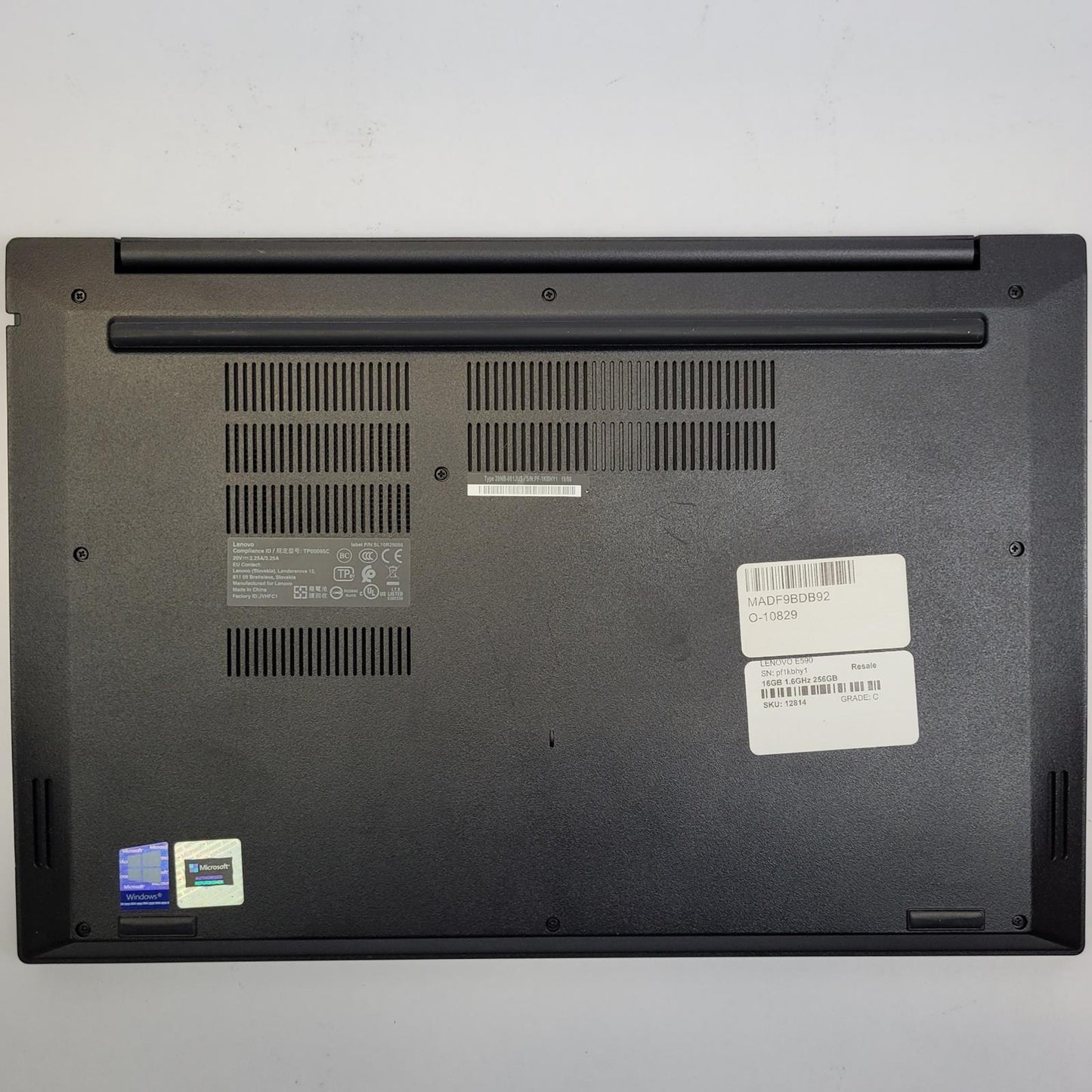 LENOVO E590 Windows 11 Home i5-8265U 16GB RAM 256GB 2.5" SSD | Grade C