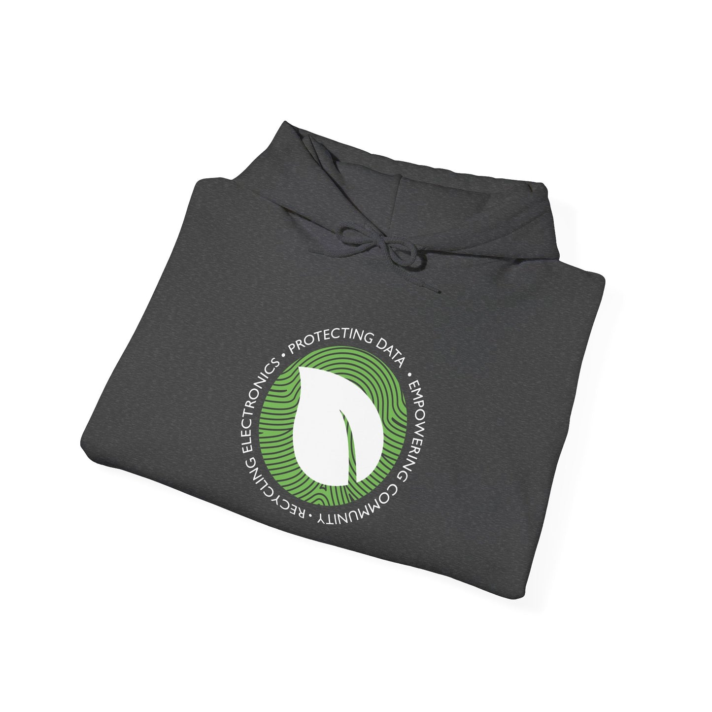 Eco-Friendly Leaf Printed Unisex Heavy Blend™ Hooded Sweatshirt