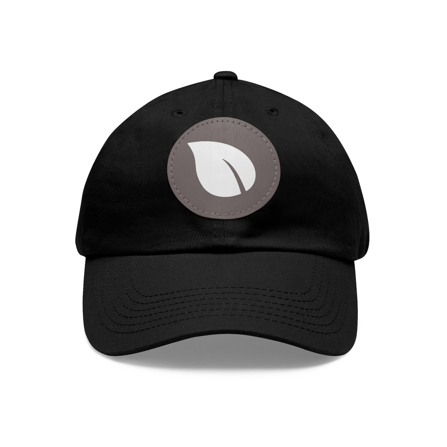 Eco-Friendly Dad Hat with Leather Patch, Casual Cap for Outdoor Adventures, Perfect Gift for Nature Lovers, Birthday and Father’s Day