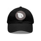 Eco-Friendly Dad Hat with Leather Patch, Casual Cap for Outdoor Adventures, Perfect Gift for Nature Lovers, Birthday and Father’s Day