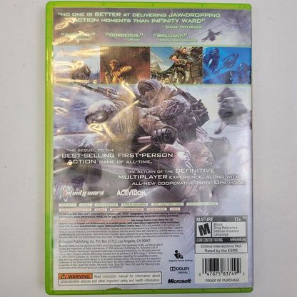Xbox 360 Game: Call of Duty Modern Warfare 2 | Grade B
