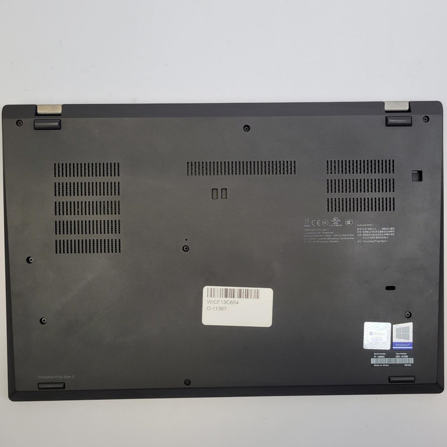 LENOVO ThinkPad P15s Gen 1 Win 11 i5-10210U 16GB RAM 512GB NVMe | Grade B