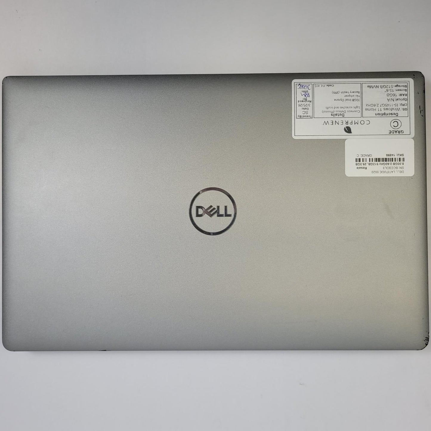 DELL LATITUDE 5520 Win 11 i5-1145G7 16GB RAM 512GB NVMe | Grade C | 14989