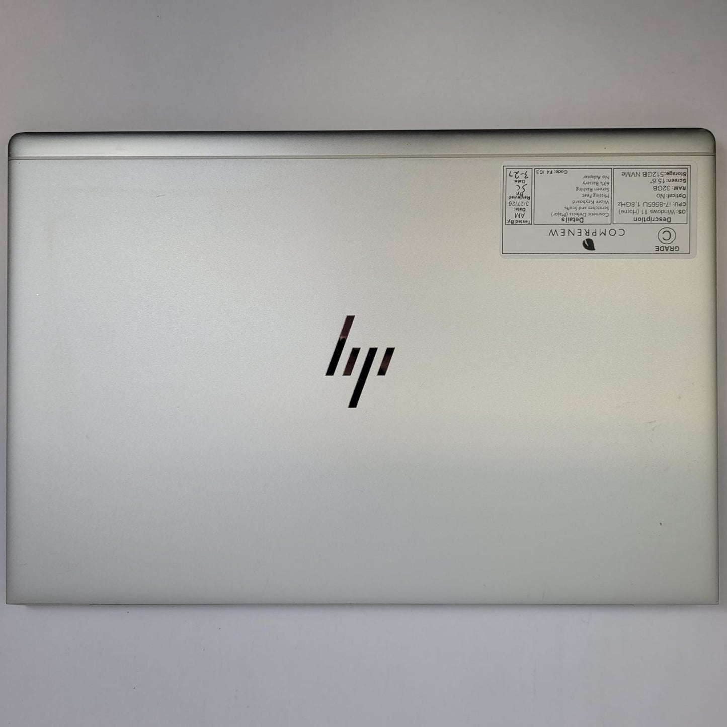 HP EliteBook 850 G6 Windows 11 Home Core i7 8565U 32GB RAM 512GB NVME | Grade C