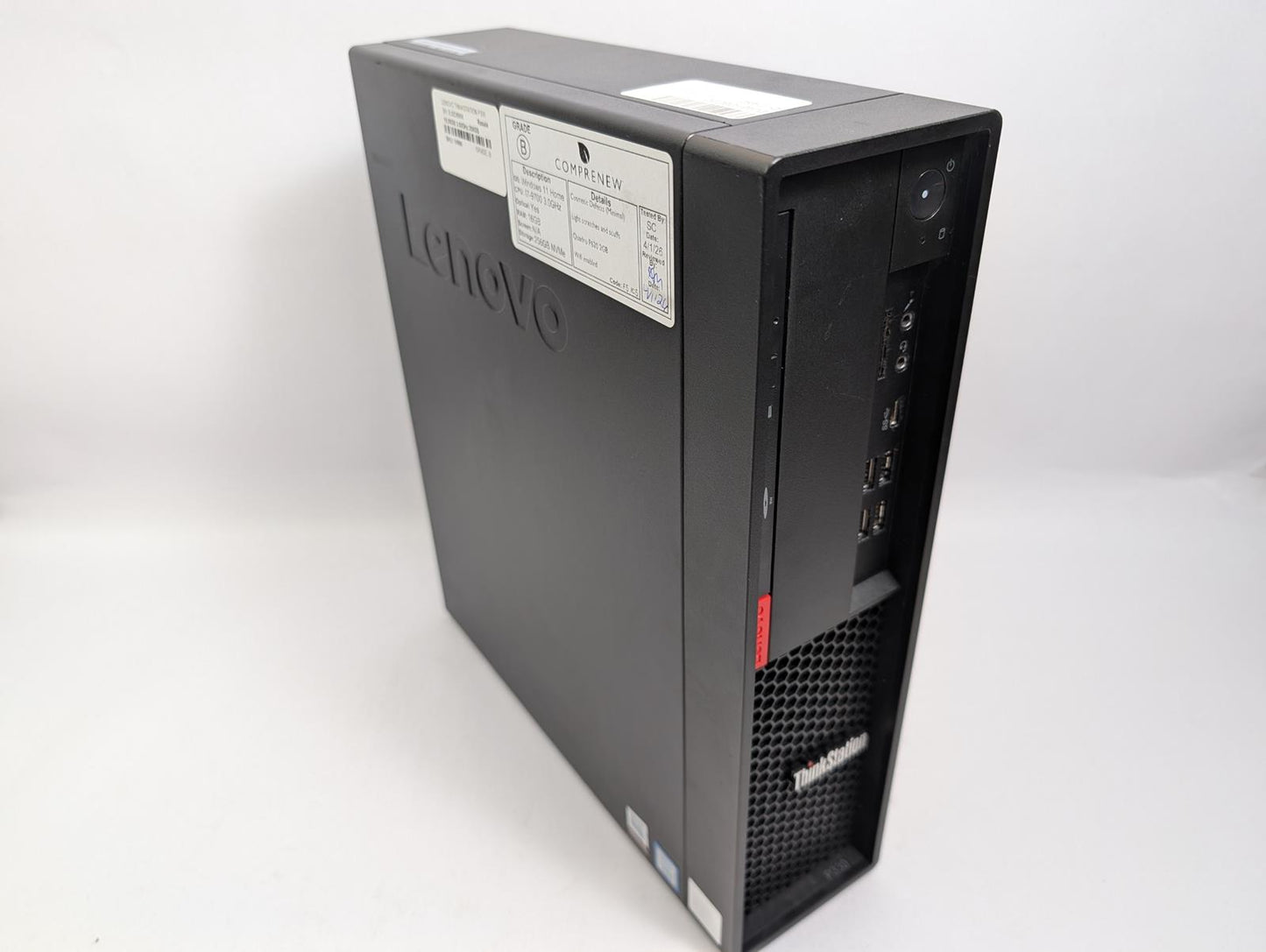 LENOVO THINKSTATION P330 Win11 Home  i7 9700 16GB RAM 256GB NVMe 2GB GPU|Grade B
