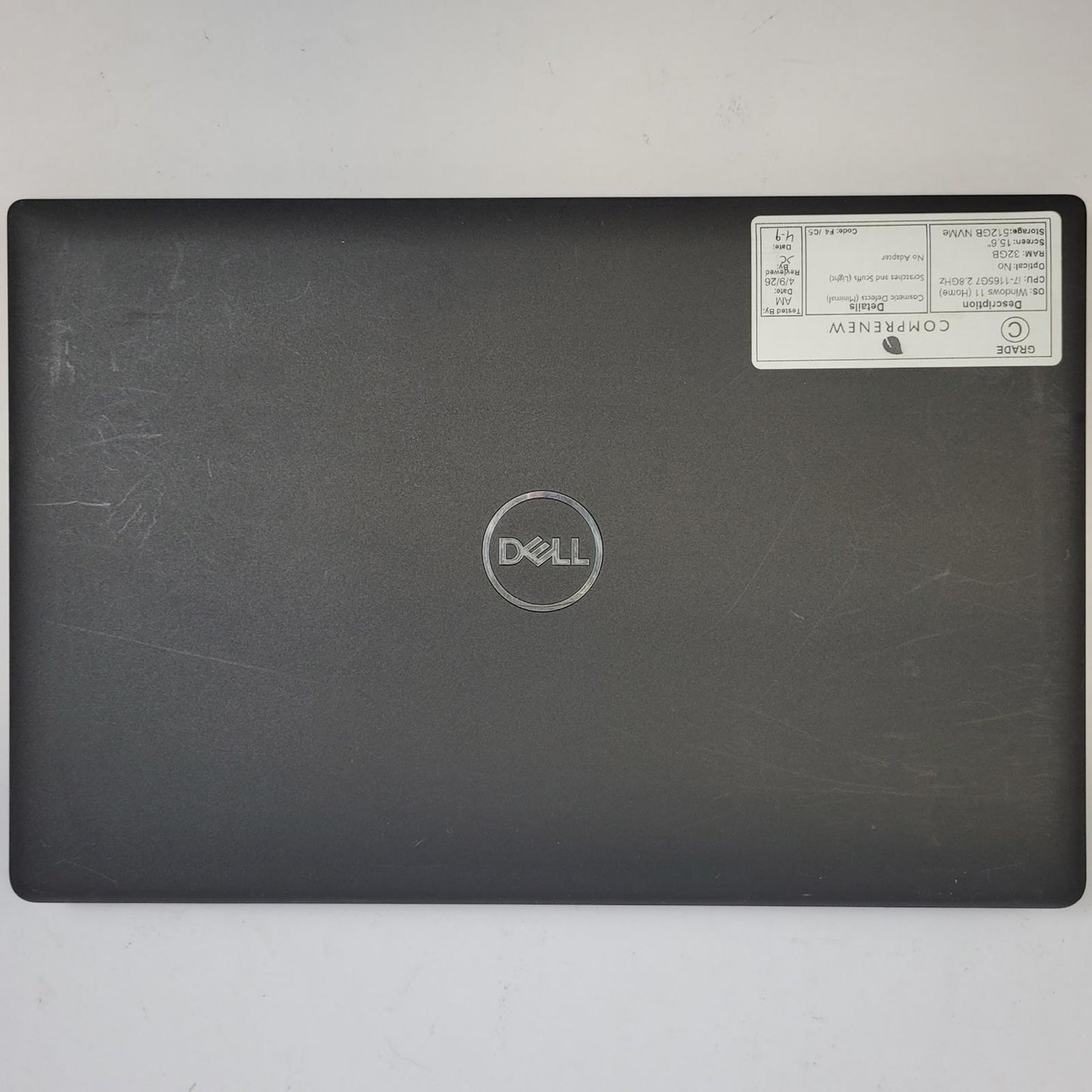 DELL LATITUDE 3520 Windows 11 Home Core i7 1165G7 32GB RAM 512GB NVME | Grade C