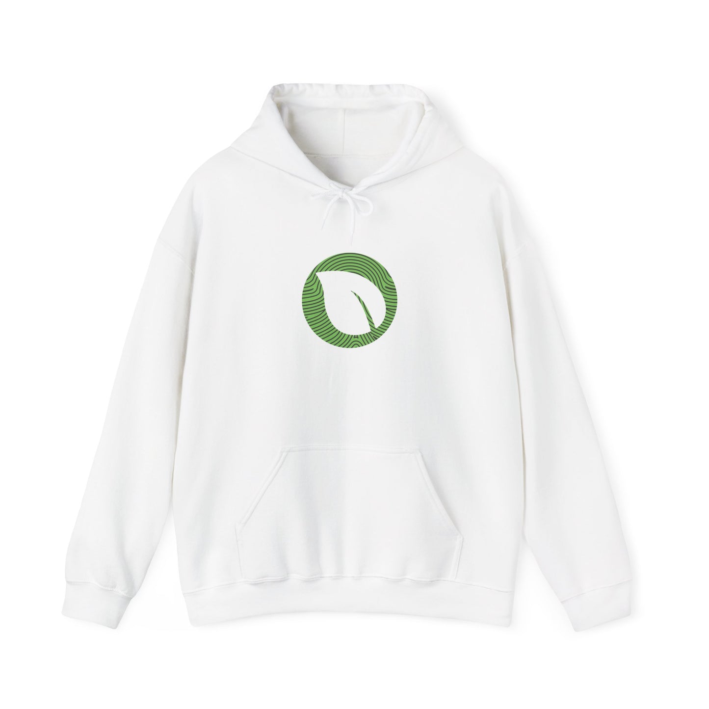 Eco-Friendly Leaf Printed Unisex Heavy Blend™ Hooded Sweatshirt