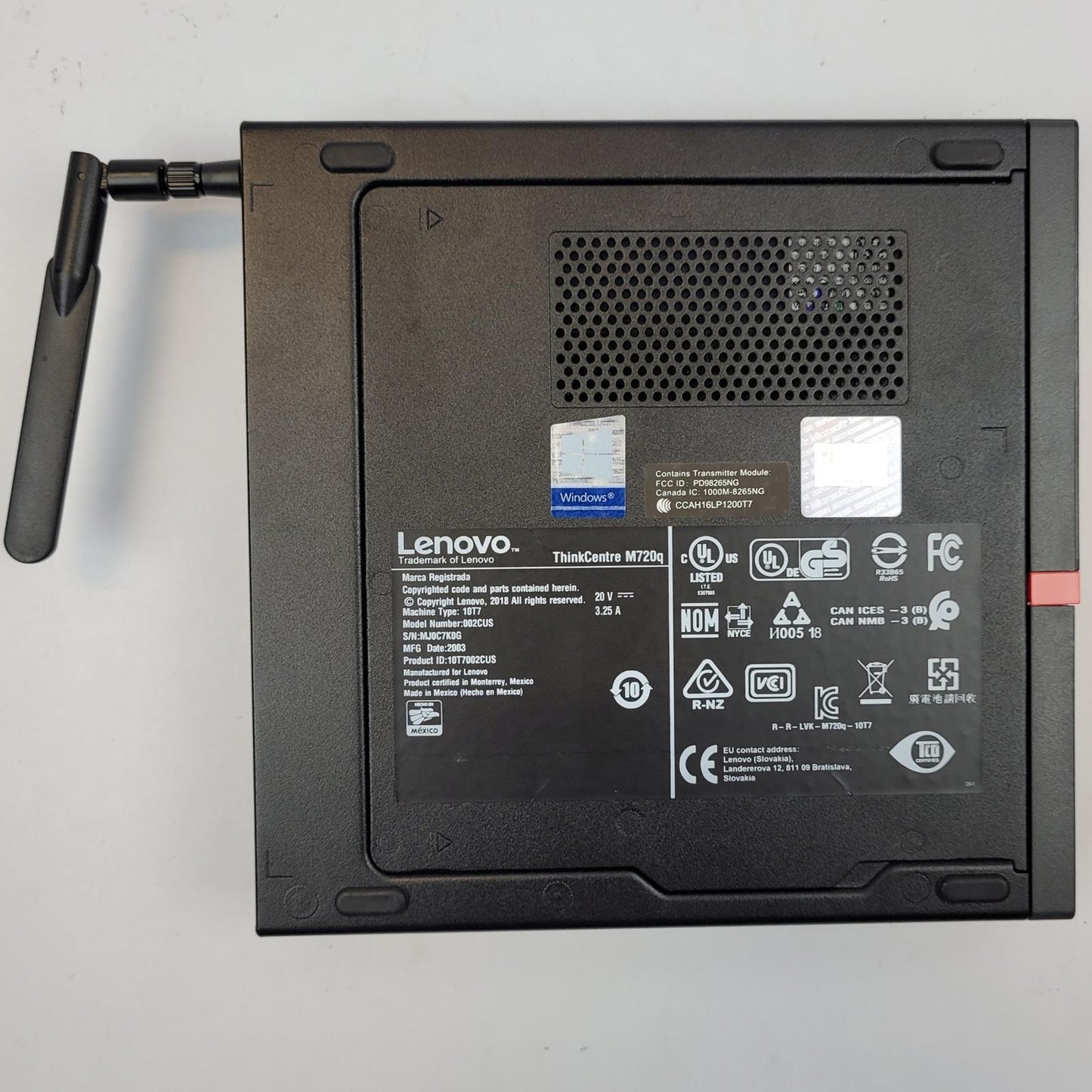 LENOVO THINKCENTRE M720Q Win 11 i5-8400T 8GB RAM 256GB NVMe | Grade B | 17241