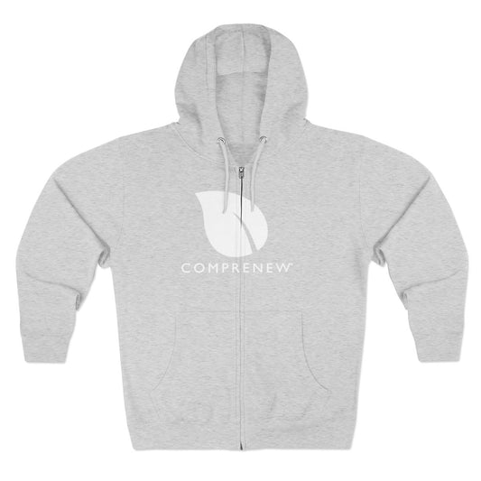 Eco-Friendly Unisex Zip Hoodie, Sustainable Fashion, Casual Wear, Gift Ideas, Nature Lover's Apparel