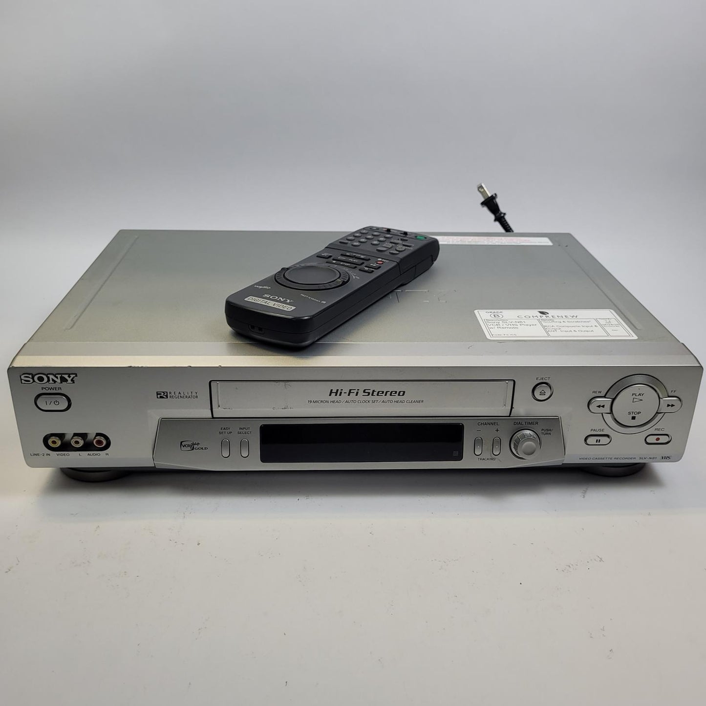 Sony SLV-N81 4-Head Hi-Fi Stereo VHS VCR | Grade B