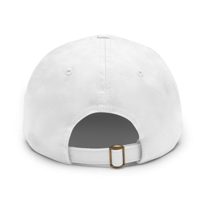 Eco-Friendly Dad Hat with Leather Patch, Casual Cap for Outdoor Adventures, Perfect Gift for Nature Lovers, Birthday and Father’s Day