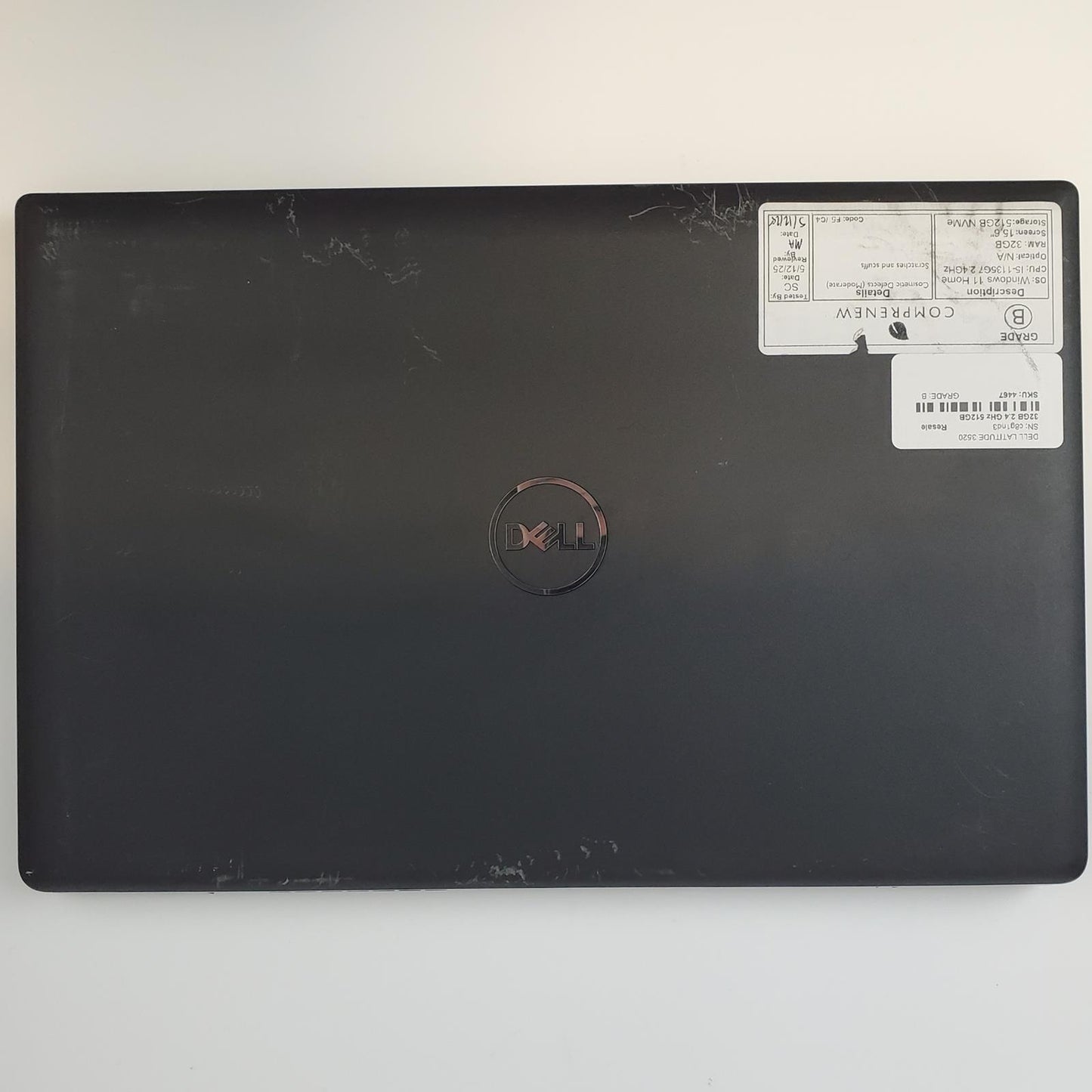 DELL LATITUDE 3520 Windows 11 Home I5-1135G7 32GB RAM 512GB NVME | Grade B | 6381