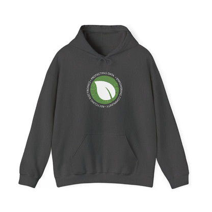 Eco-Friendly Leaf Printed Unisex Heavy Blend™ Hooded Sweatshirt