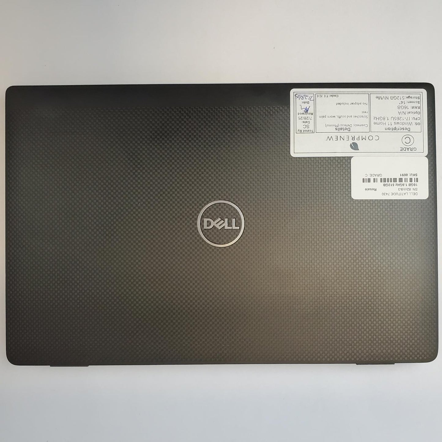 DELL LATITUDE 7430 Win 11 Home I7-1265U 16GB RAM 512GB NVME | Grade C | 8091