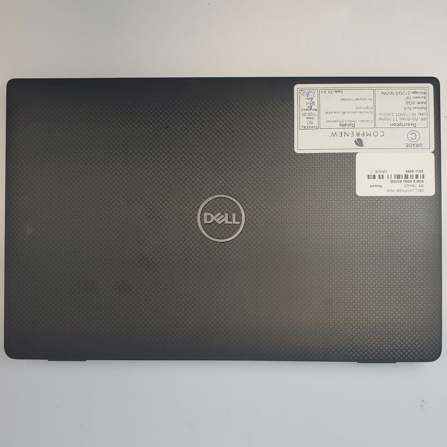DELL LATITUDE 7420 Win 11 Home I5-1135G7 8GB RAM 512GB NVME | Grade C | 8095
