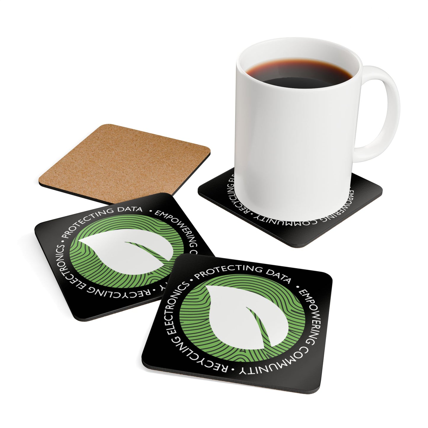 Corkwood Coaster Set