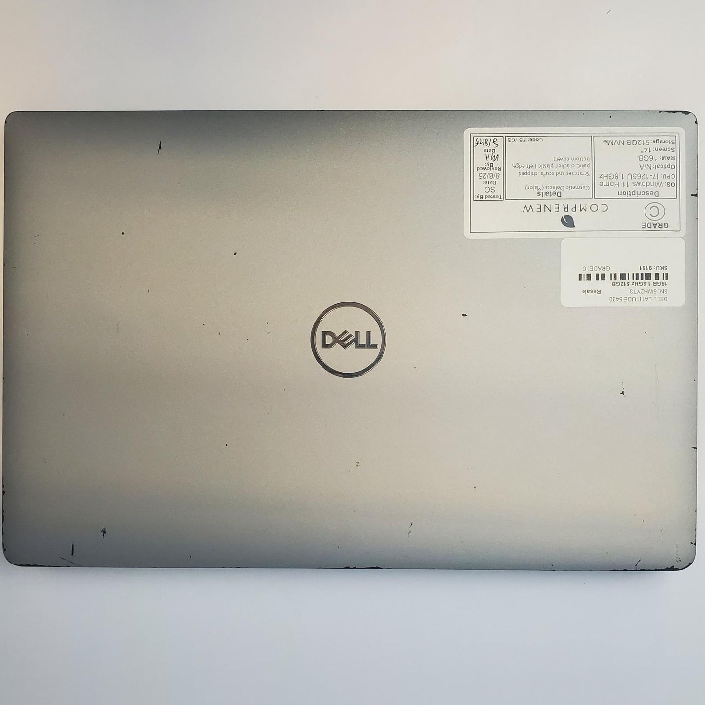 DELL LATITUDE 5430 Win 11 Home I7-1265U 16GB RAM 512GB NVME | Grade C