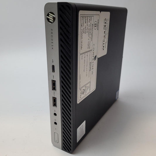 HP PRODESK 600 G4 MINI Win 11 Home i5-8500T 16GB RAM 256GB NVME | Grade B