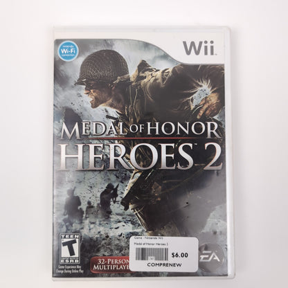 Nintendo Wii Game - Medal of Honor Heroes | Grade B