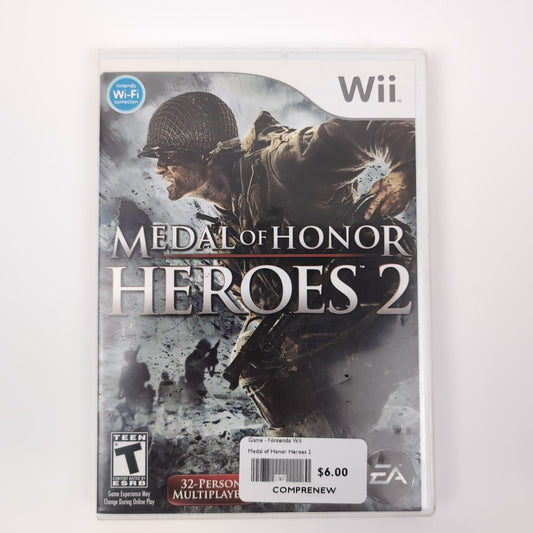 Nintendo Wii Game - Medal of Honor Heroes | Grade B
