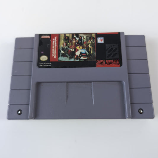 Nintendo SNES Game - Where in Time is Carmen Sandiego? | Grade B