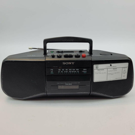 Sony CFS-B15 AM/FM Stereo Cassette Boombox | Grade B