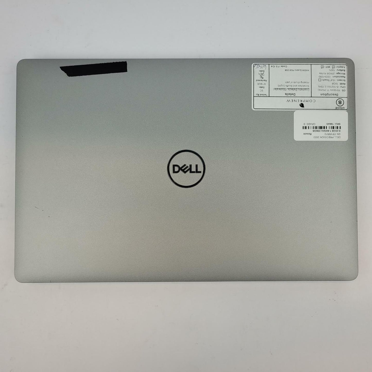 DELL PRECISION 3550 Windows 11 Home Core i5 10210U 16GB RAM 256GB NVME | Grade B