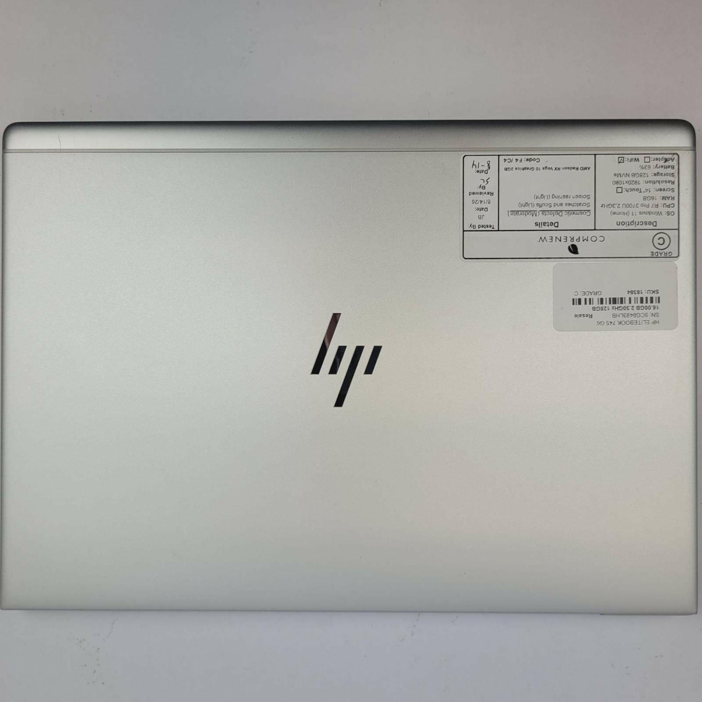 HP ELITEBOOK 745 G6 Win 11 Home R7 PRO 3700U 16GB RAM 128GB NVME | Grade C