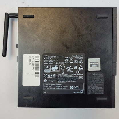 DELL OPTIPLEX 3070 Win 11 i3-9100T 8GB RAM 128GB NVMe | Grade B | 2