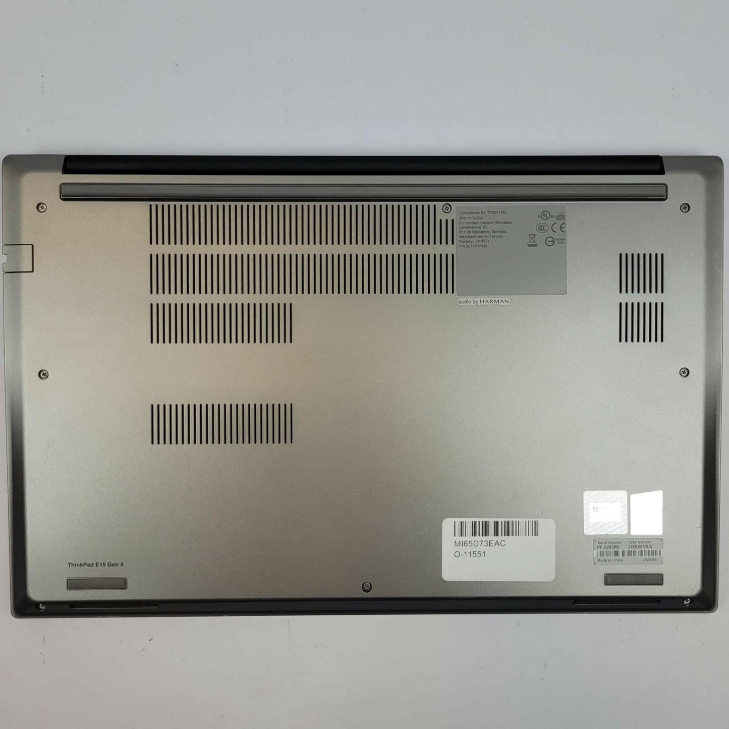LENOVO THINKPAD E15 G4 Win 11 i5-1235U 16GB RAM 256GB NVME | Grade C | 5