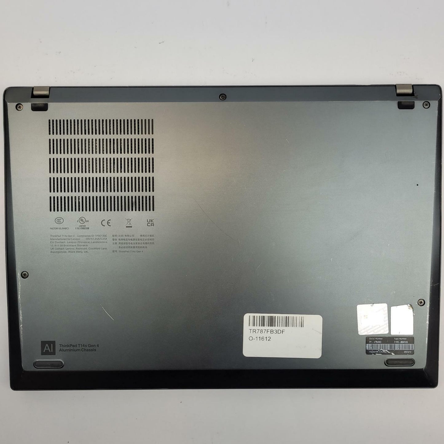 LENOVO ThinkPad T14s G4 Win 11 R5 Pro 7540U 16GB RAM 512GB NVME | Grade C