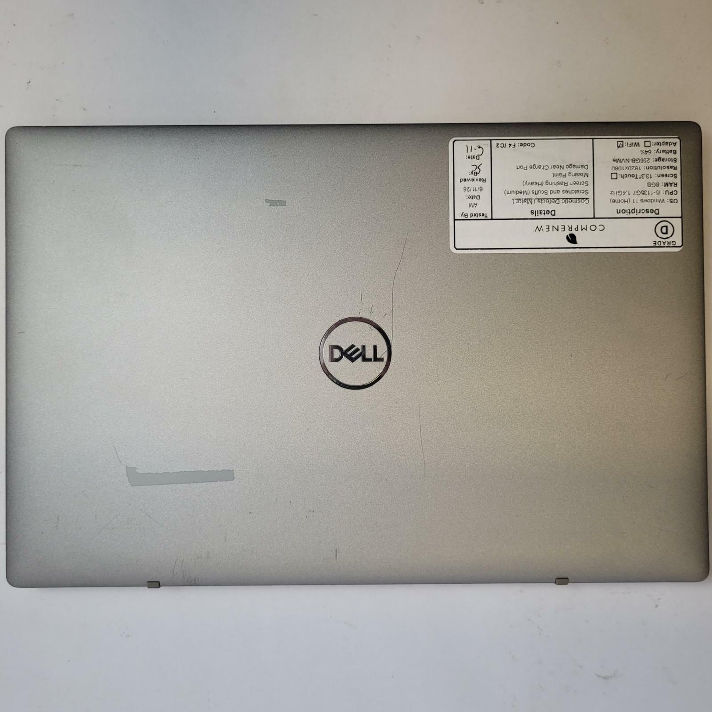 DELL LATITUDE 3320 Windows 11 Home Core i5 1135G7 8GB RAM 256GB NVME | Grade D