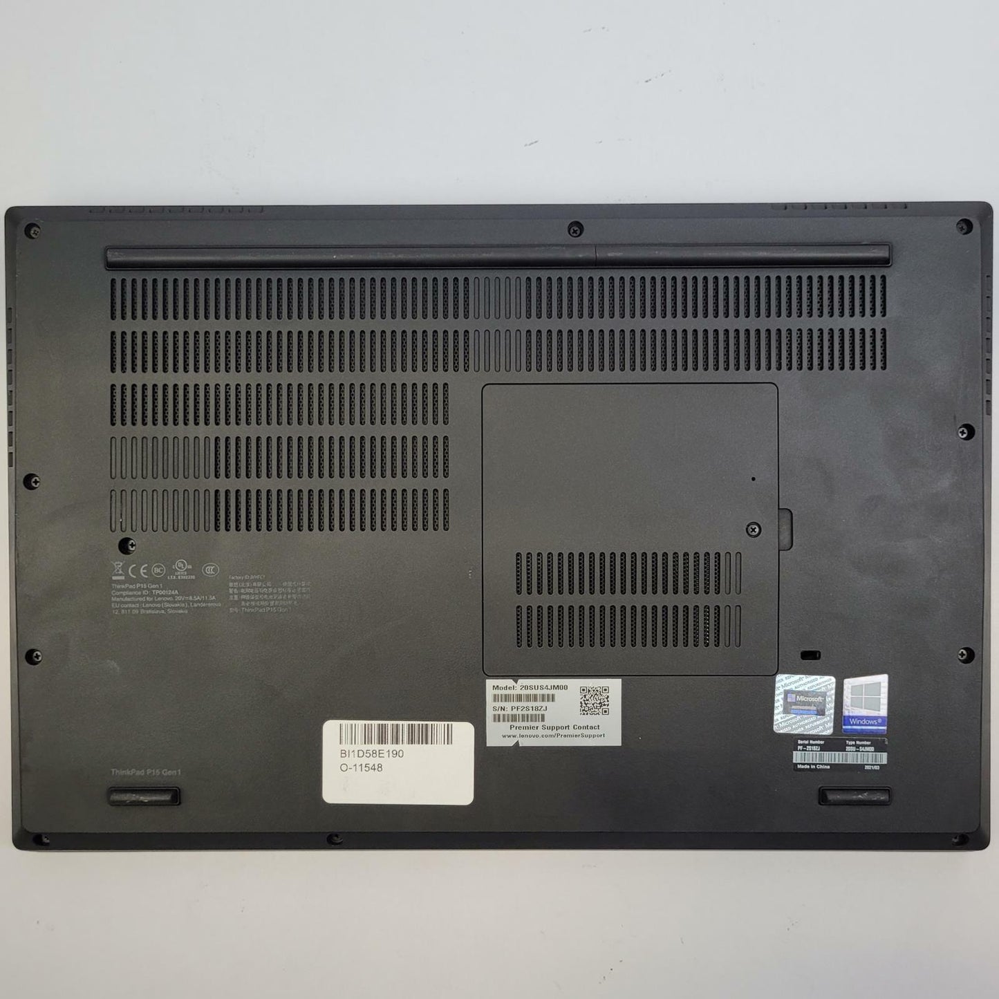 LENOVO THINKPAD P15 G1 Win 11 Home Core i7-10850H 32GB RAM 1TB NVME | Grade B