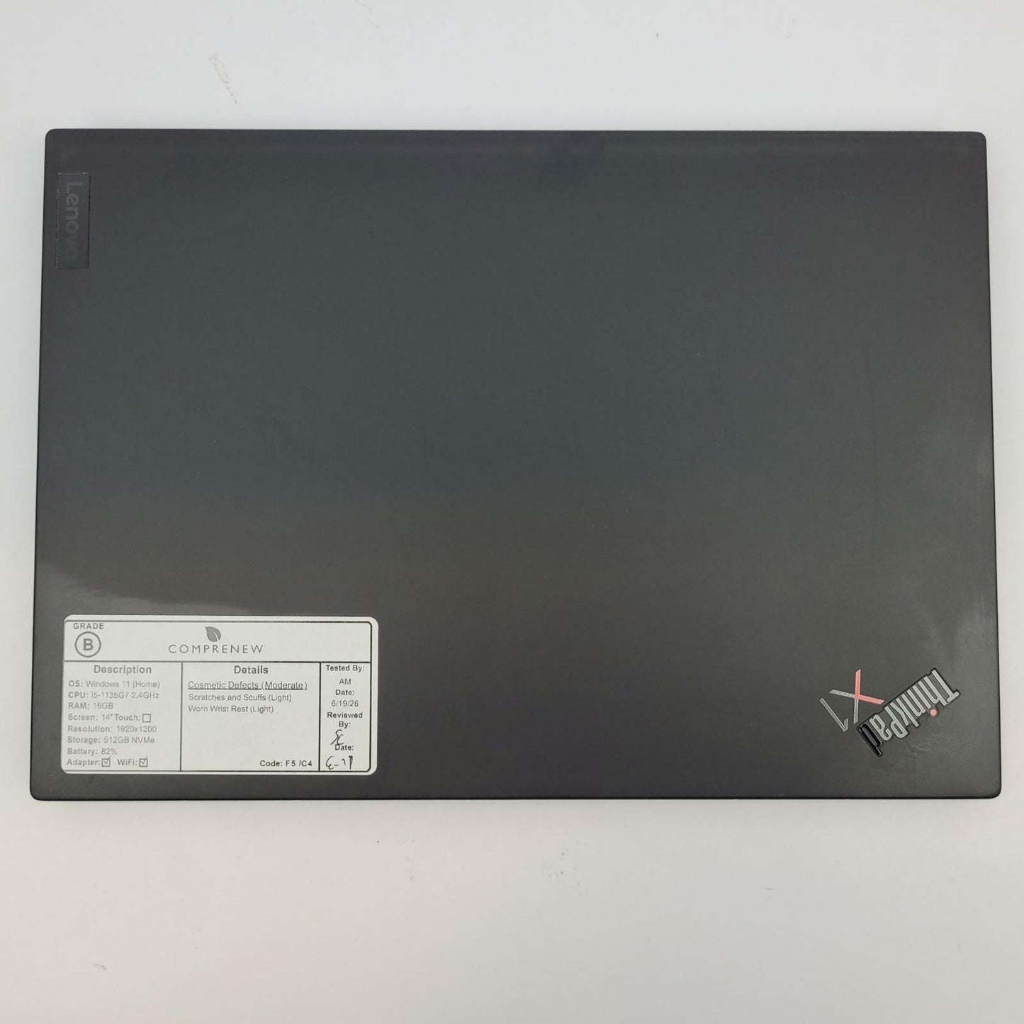 LENOVO ThinkPad X1 Carbon G9 Win11 Home i5 1135G7 16GB RAM 512GB NVME | Grade B