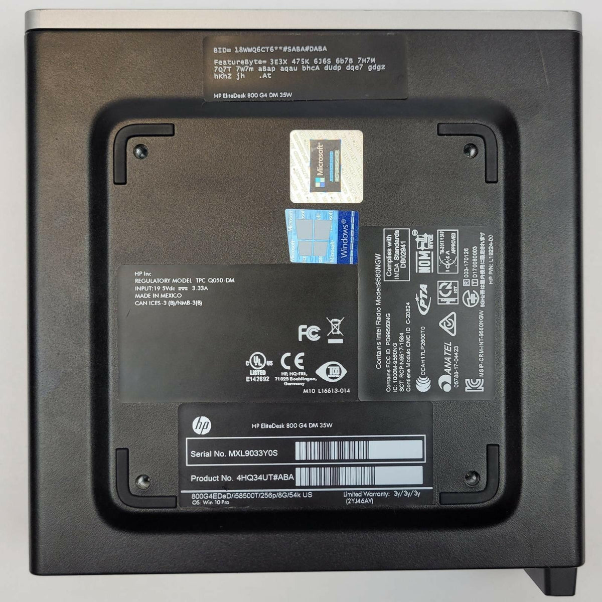 HP ELITEDESK 800 G4 Win 11 i5-8500T 8GB RAM 250GB SSD | Grade B | 19268