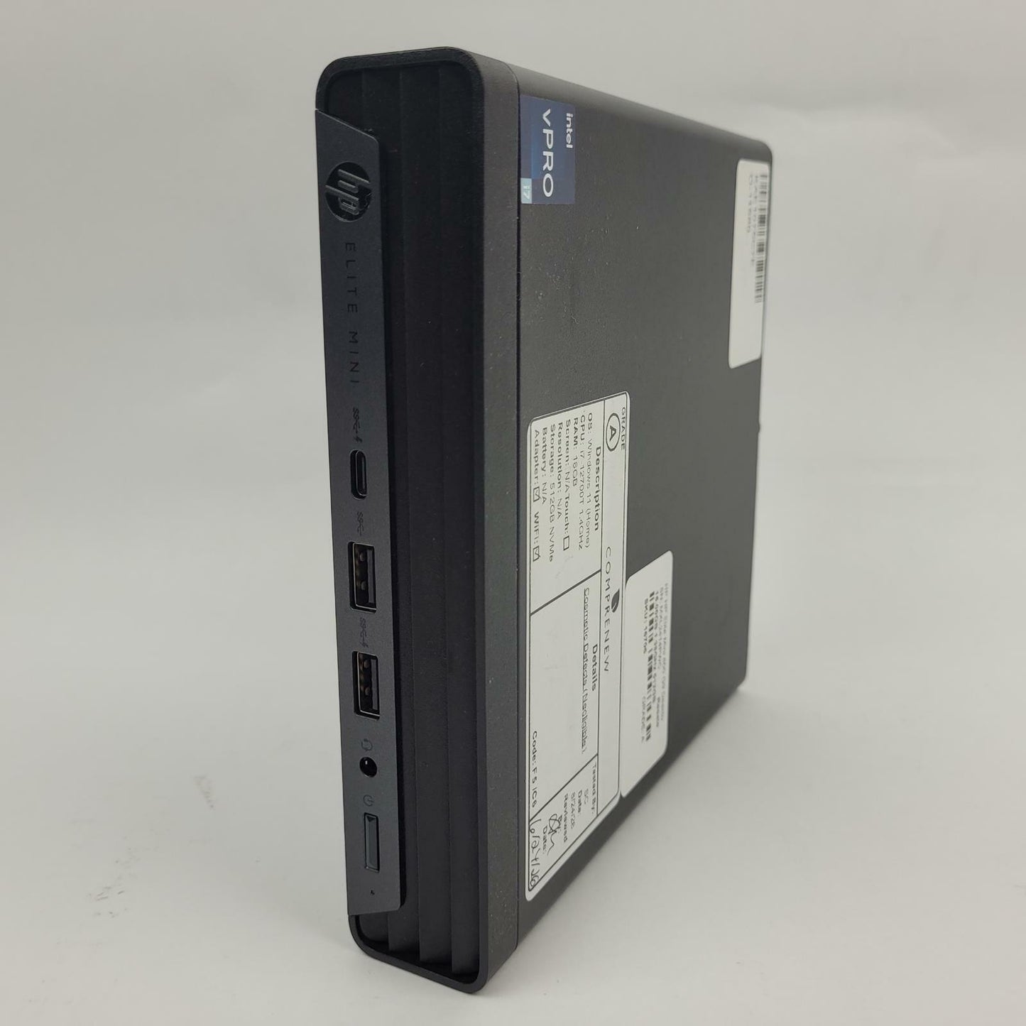 HP Elite Mini 800 G9 Win11 Home i7 12700T 16GB RAM 512GB M.2 NVMe SSD | Grade A